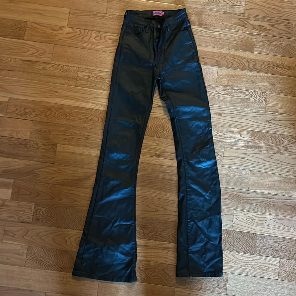 Edikted faux leather pants